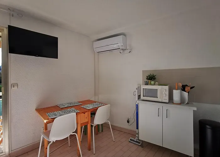 Pratique 4 Pers., Bord De Au Lavandou, Avec Parking Et Climatisation - Fr-1-803-89 * Le Lavandou